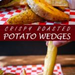 Crisp & Fluffy Seasoned Potato Wedges- A perfect side dish